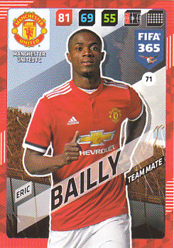 Eric Bailly Manchester United 2018 FIFA 365 #71